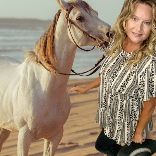 Beach Flow short sleeve round neck relaxed fit tunic top