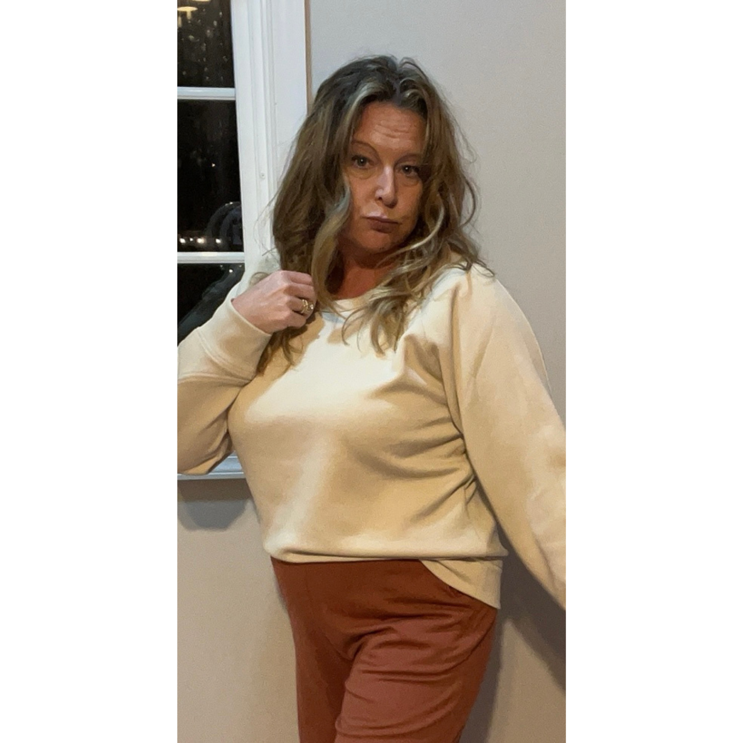 Coastal Cozy Scuba Pullover Sand