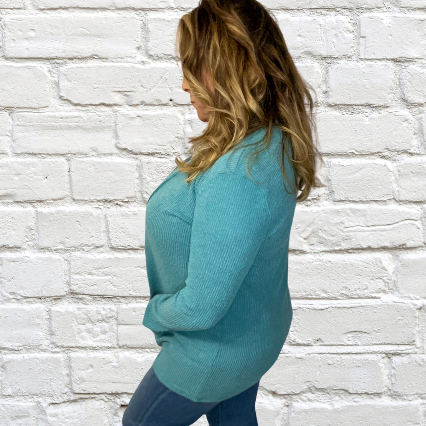 Coastal Cozy Long Sleeve Open Pocket Sweater Cardigan