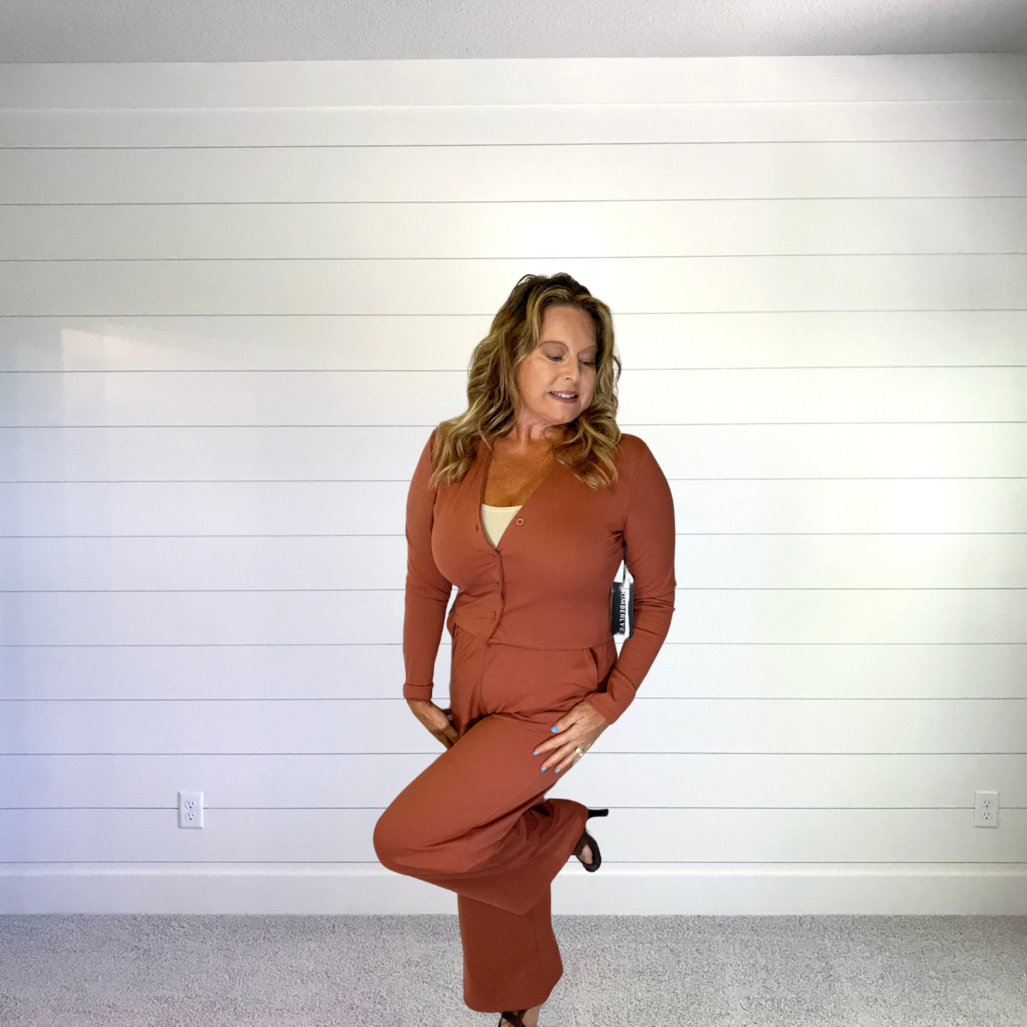 Dive into Scuba Wide Legged Fold over Pants