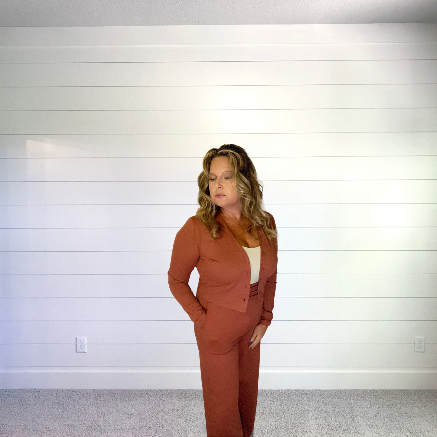 Dive into Scuba Wide Legged Fold over Pants