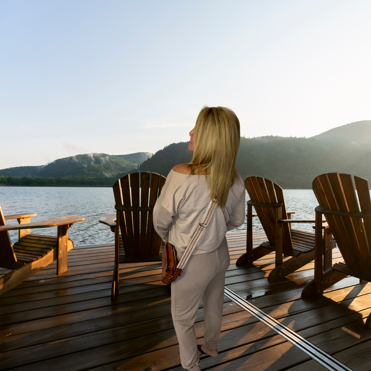 Coastal Comfort High Waisted Tapered Bottom Joggers, Various Colors | Cottage Beach