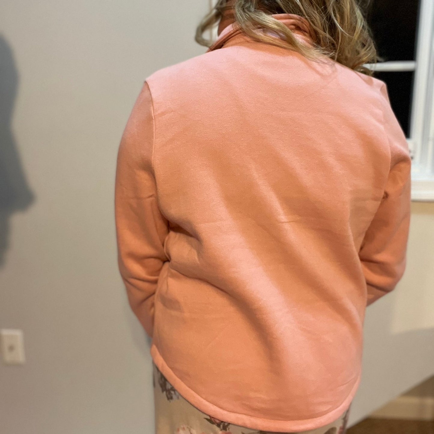 Shacket with me at the Beach Long Sleeve Button Up Waist Length Long Sleeve Shacket Various Colors