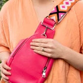 Boardwalk Adjustable Strap Crossbody Sling Bag All Colors| Cottage Beach
