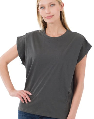 Pleated Sides Shirt - Cottage Beach