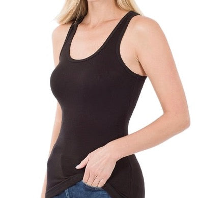 Racerback Tank Top Cottage Beach