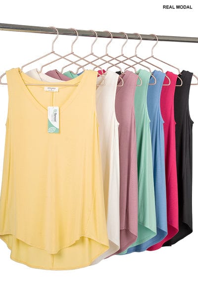 Summer Days Sleeveless V-neck Shirt | Cottage Beach