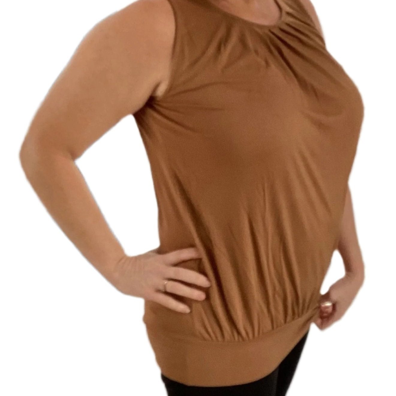 Bay Breeze Sleeveless Neckline Long Top | Cottage Beach