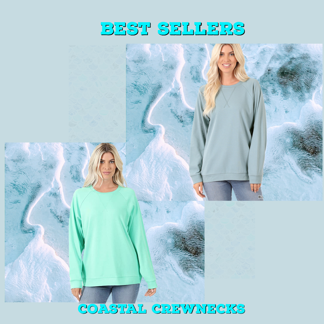 Coastal Crewnecks Assorted | Cottage Beach