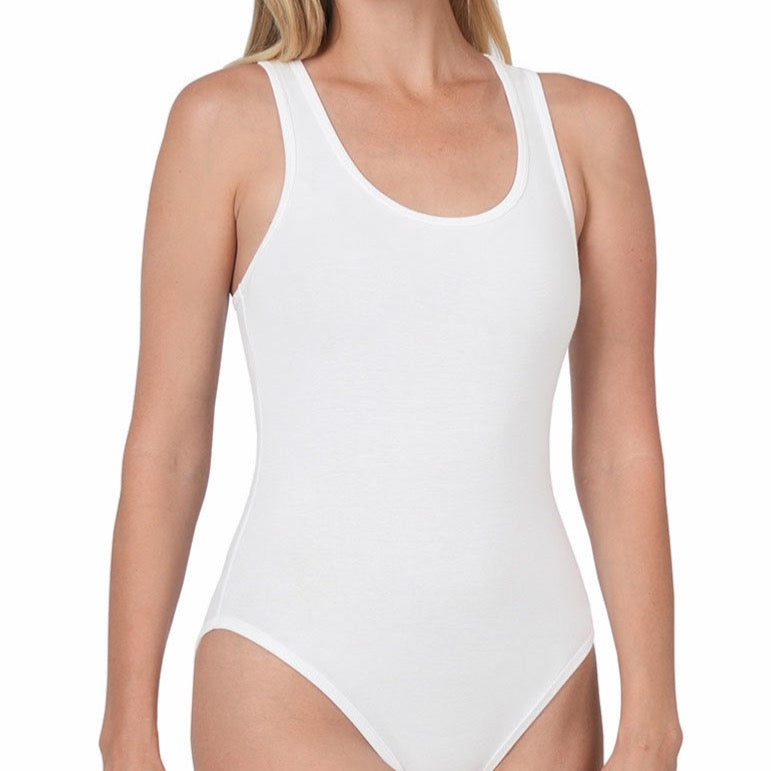 Beachy Babe Bodysuits Racerback Top - Cottage Beach
