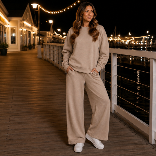 Scuba Duo Two Piece Crewneck Lounge Set
