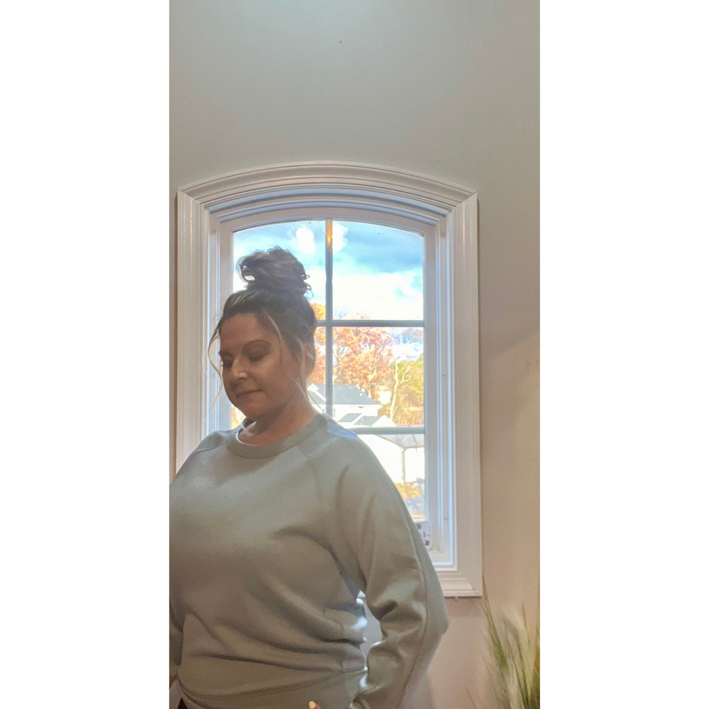 Coastal Cozy Scuba Pullover Crew Blue Haze