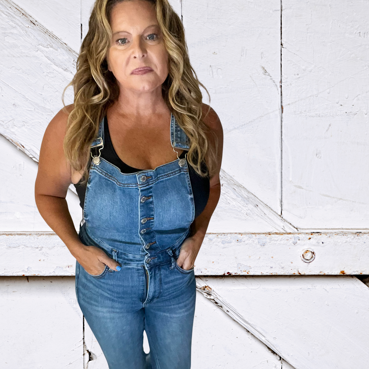 Judy Blue Perfect Tummy Control Denim Overalls | Cottage Beach