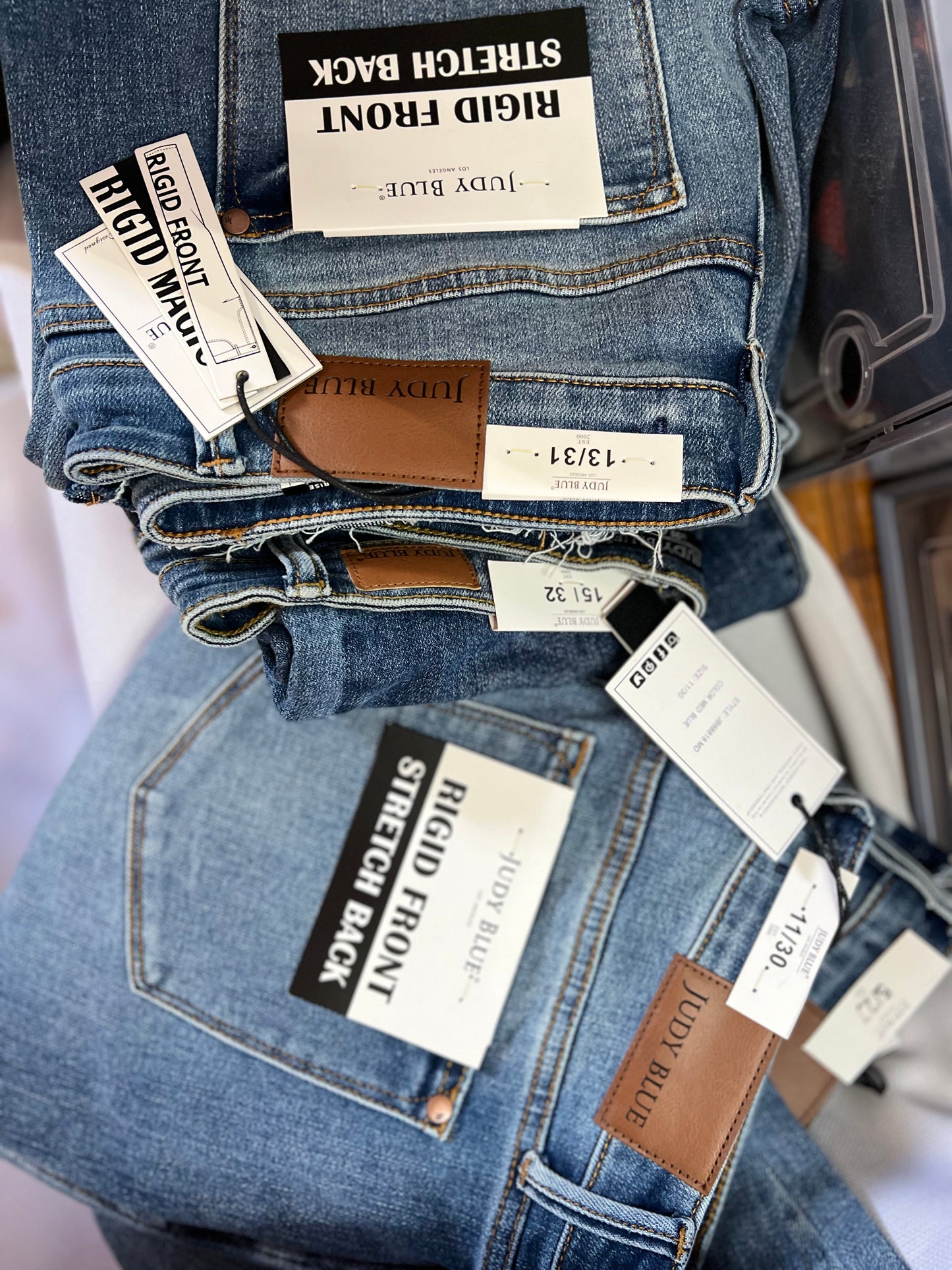 Judy Blue High waisted Frayed Hem Boyfriend Fit