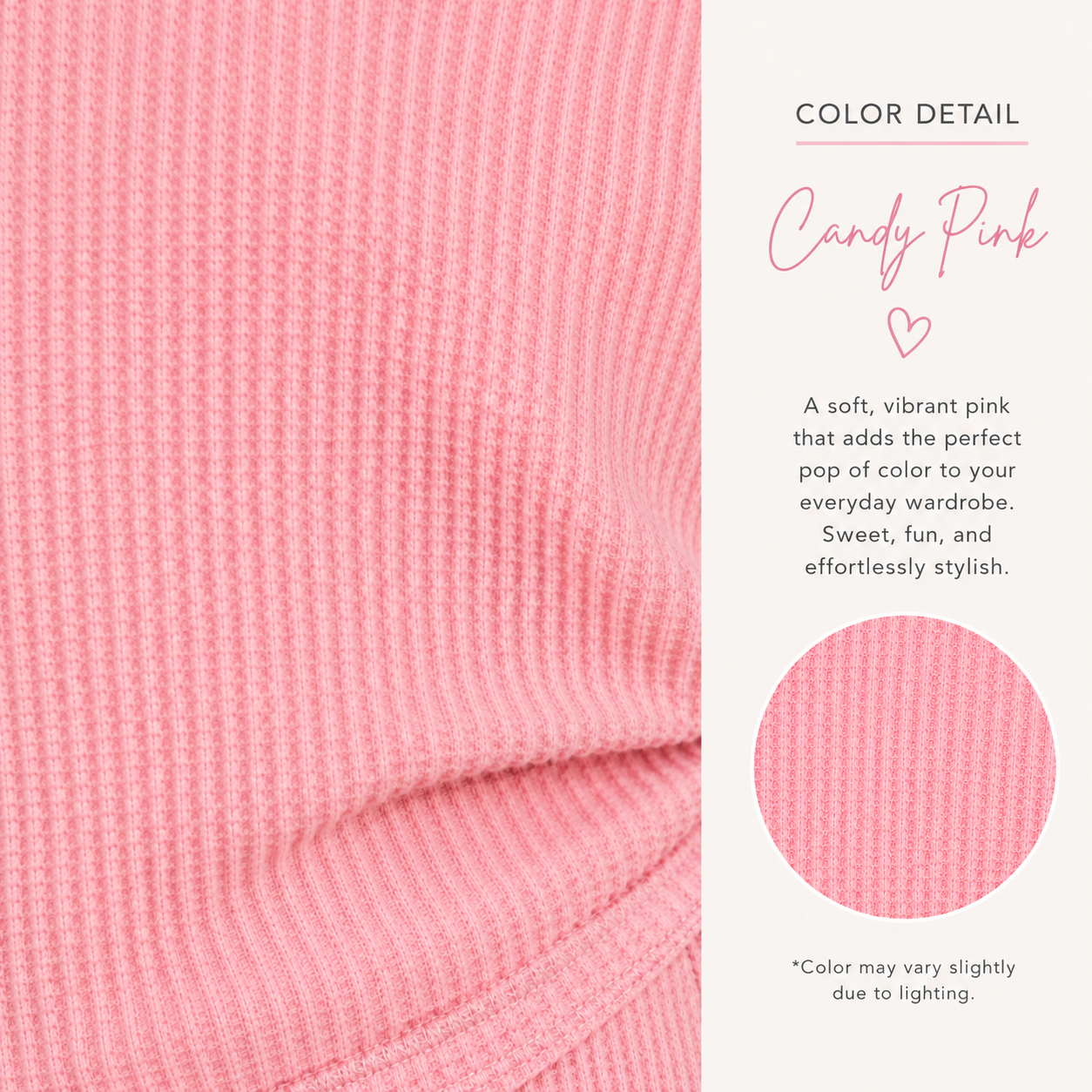 Coastal Candy Ribbed Two Piece Set Short Sleeve- Pink
