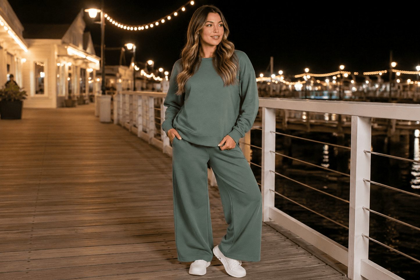 Scuba Duo Two Piece Crewneck Lounge Set
