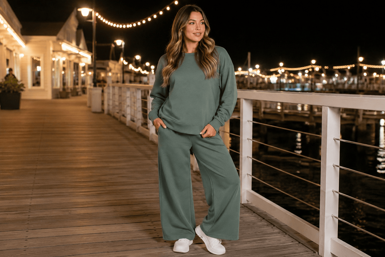 Scuba Duo Two Piece Crewneck Lounge Set