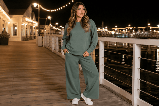 Scuba Duo Two Piece Crewneck Lounge Set