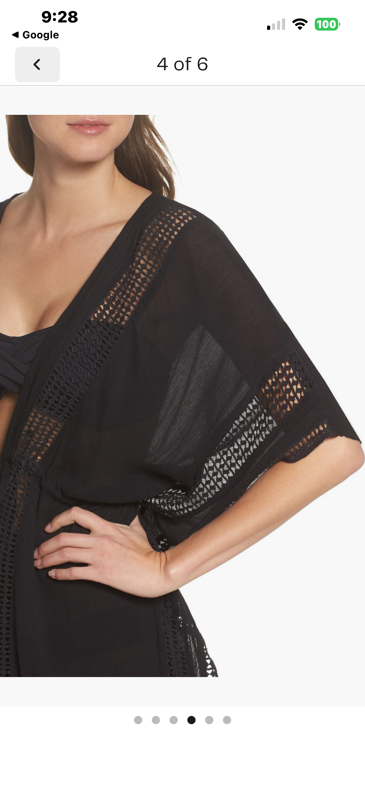 Elan Coastal Luxe Crochet Cover-Up