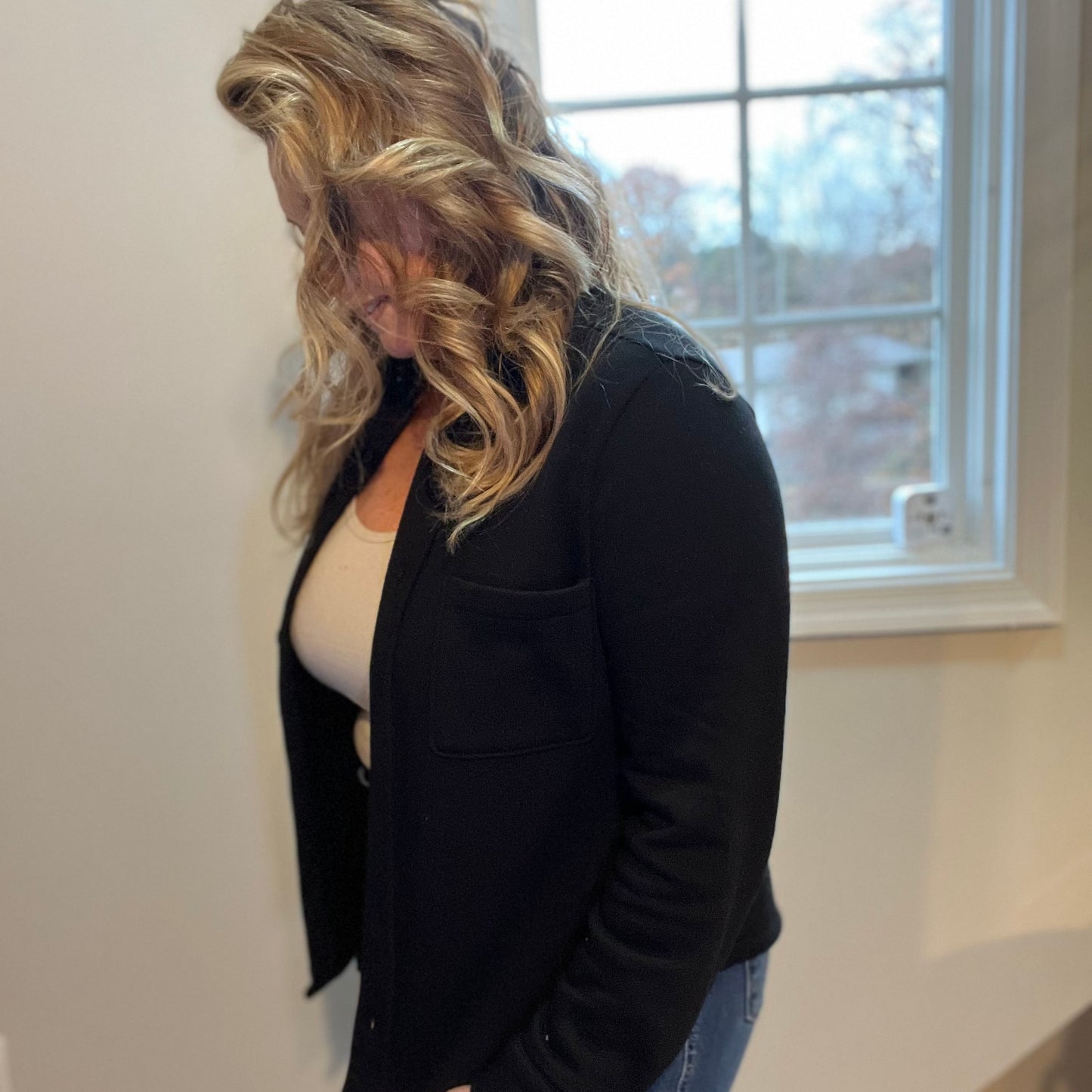 Shacket with me at the Beach Long Sleeve Button Up Waist Length Long Sleeve Shacket Various Colors