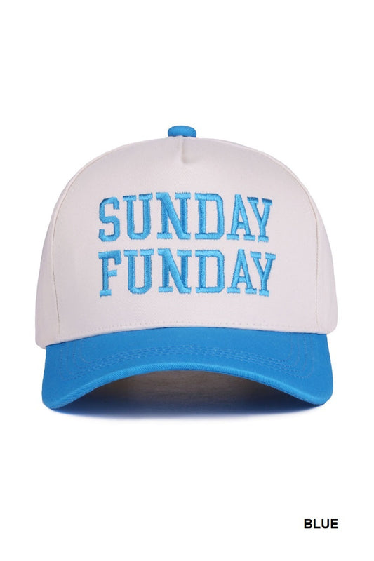 Sunday Funday Coastal Trucker Hat – Embroidered Cap