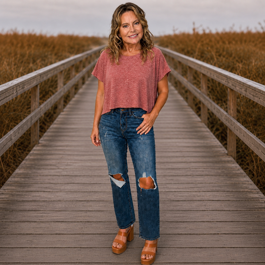 90’s High Waisted Ripped Knee Judy Blue Denim Jeans