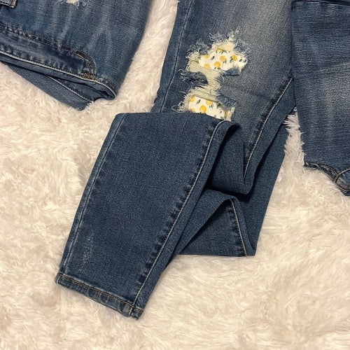 Judy Blue High Waist When Life gives you Lemons Skinny Ankle Jeans | Cottage Beach