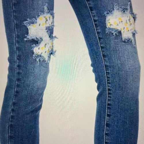 Judy Blue High Waist When Life gives you Lemons Skinny Ankle Jeans | Cottage Beach
