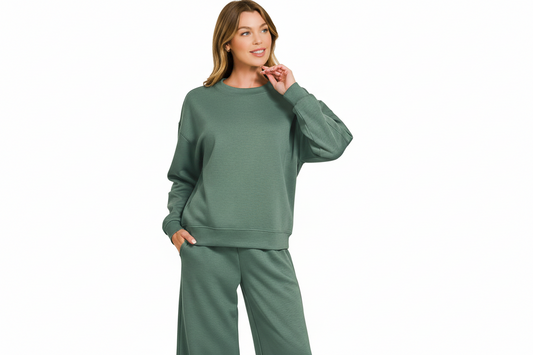 Scuba Duo Two Piece Crewneck Lounge Set