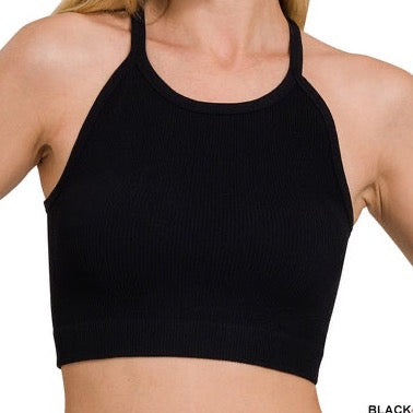 Black Cami Tank Cottage Beach 