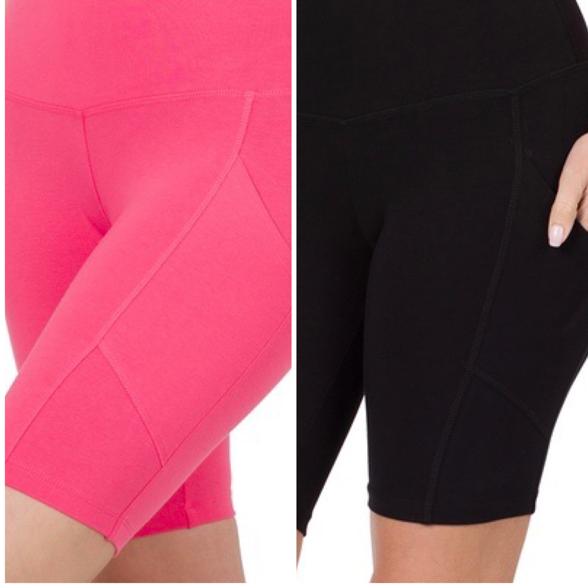 Beach Run Pocket Biker Shorts High Waisted | Cottage Beach