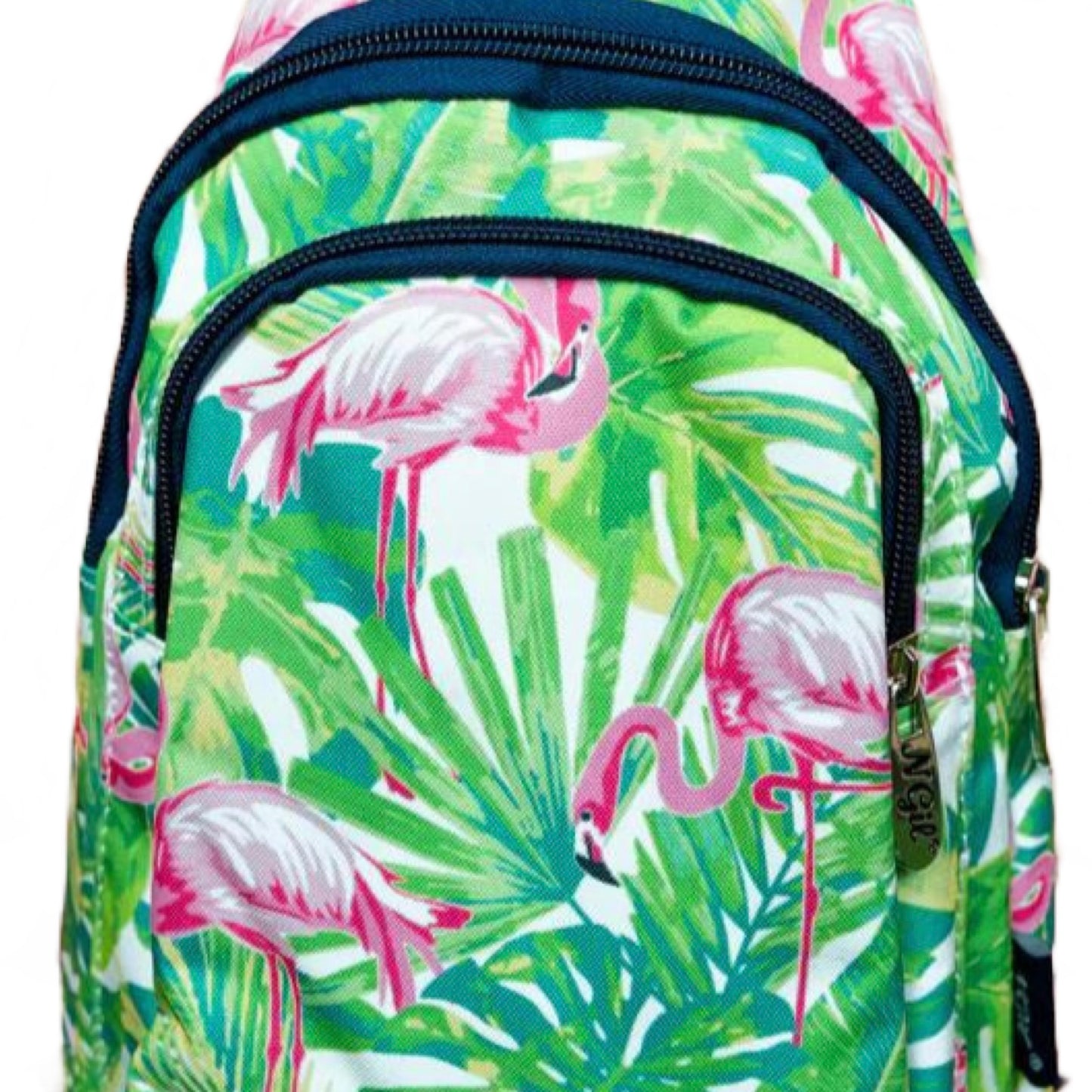 Pink Flamingo Fun Medium Sling Bag,Crossbody,Coastal | Cottage Beach