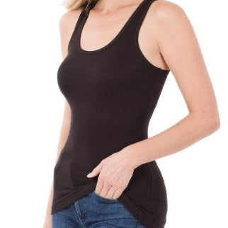 Racerback Tank Top Cottage Beach