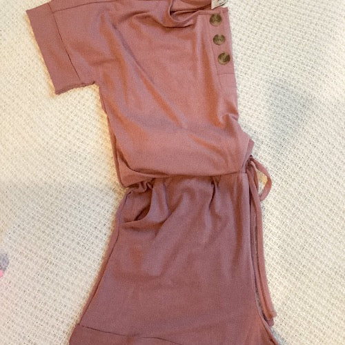 Beach Day Romper Short Sleeve One Piece Romper Short Set| Cottage Beach