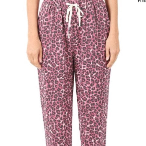 Joggers Tie Waist Cottage Beach