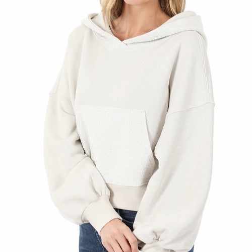 Crop Hoodie Cottage Beach 