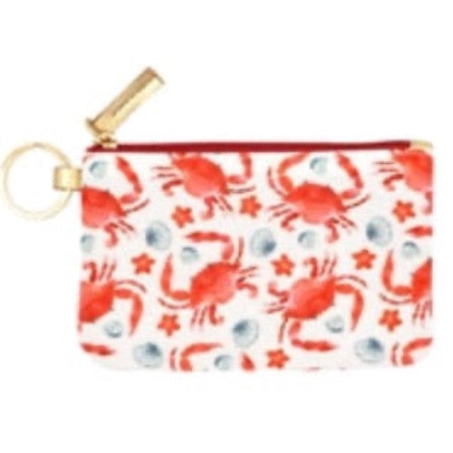 Crab Lanyard Wallet Cottage Beach