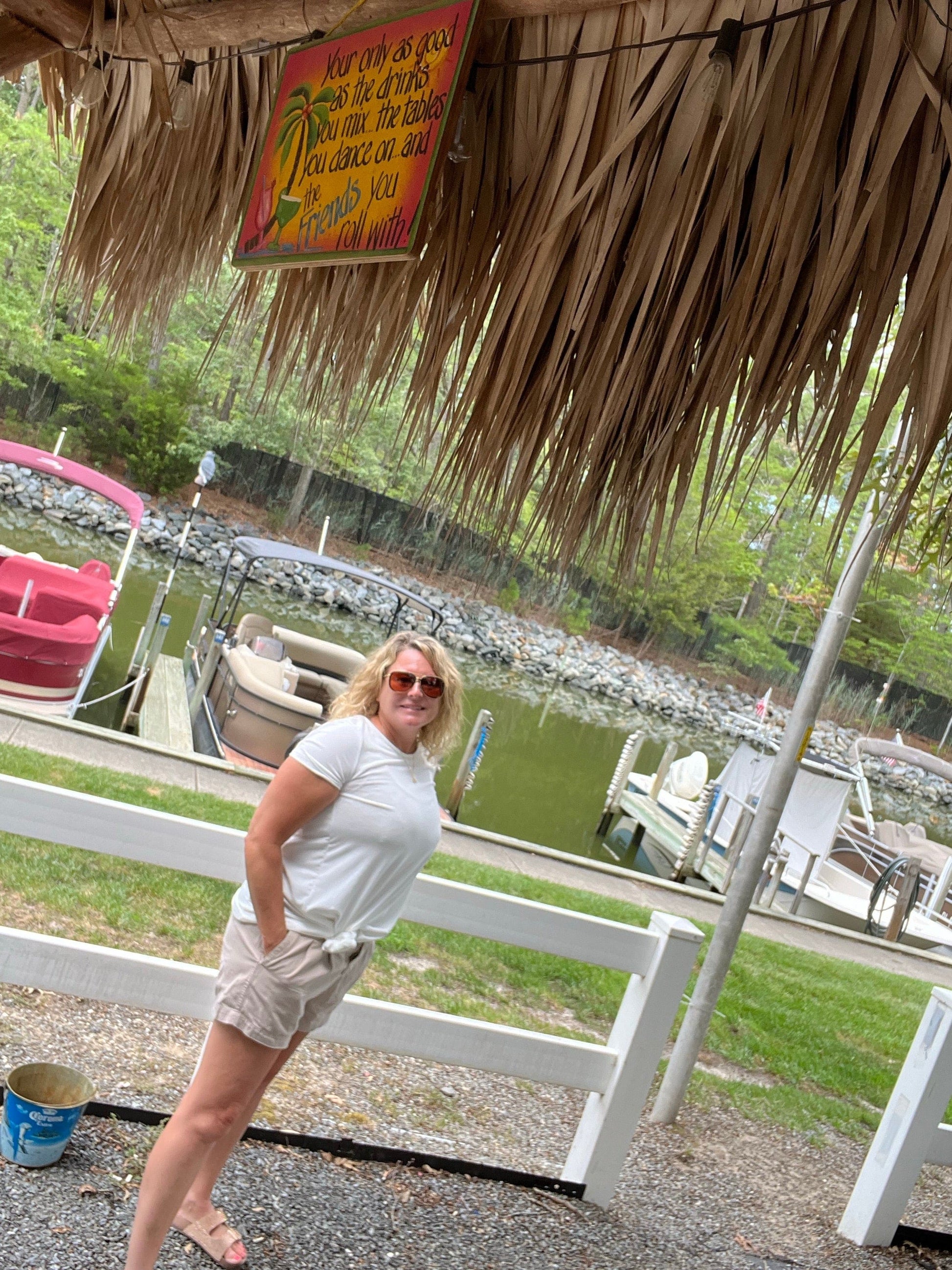 White Sands Side Tie Shirt | Cottage Beach