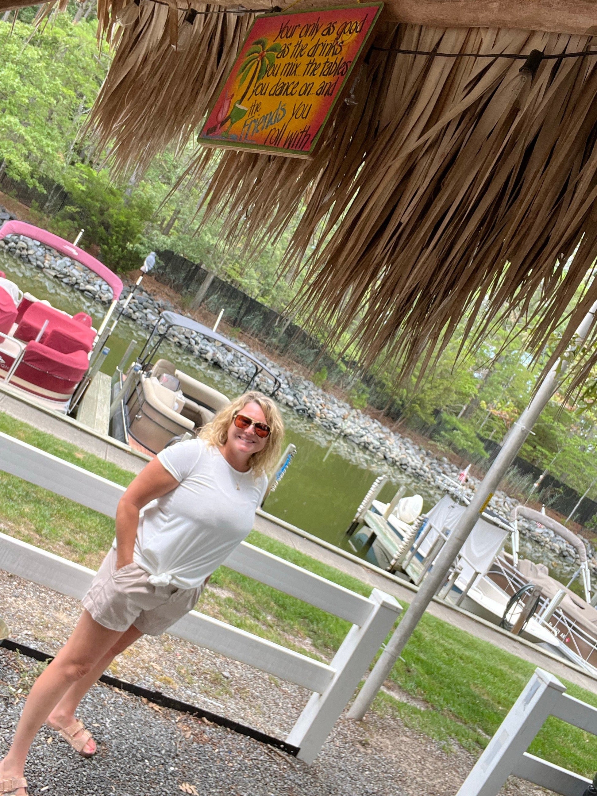 White Sands Side Tie Shirt | Cottage Beach